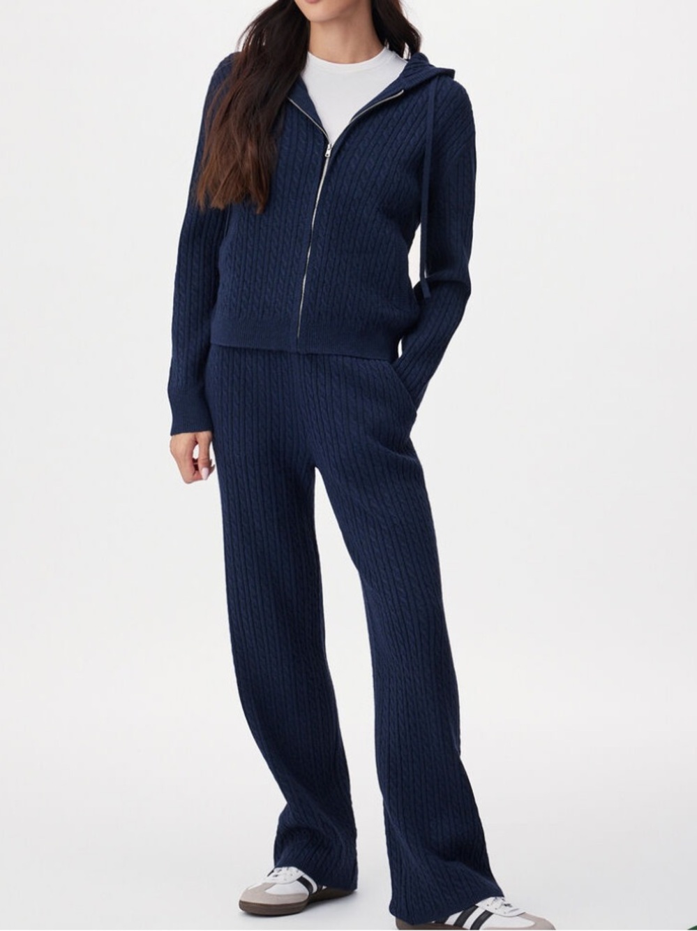 Bowen Cable Knit Pants & Hoodie